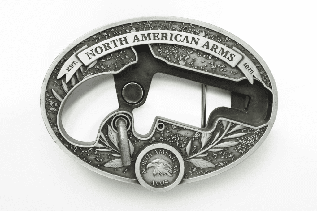 North American Arms Oval Ornate Belt Buckle