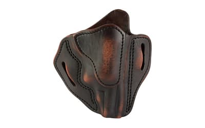 1791 Gunleather Revolver, Size 3, OWB Belt Holster, Fits Z-Frame Sized Revolvers, Vintage Leather, Right Hand