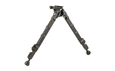 Accu-Tac HT-10 Hunting Bipod, ARCA Mount, 11" Minimum Height, 20.75" Maximum Height, Anodized Finish, Black