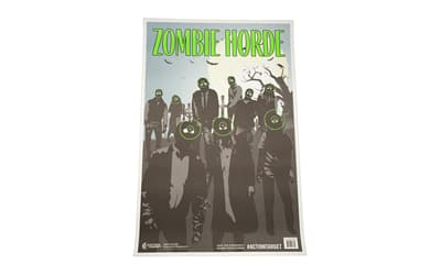Action Target Zombie Horde Target, Green and Black, 23"x35", 100 Per Box
