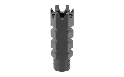 ATI Outdoors Shark Muzzle Brake, 1/2X28 Thread With Crush Washer, Fits AR-15, Black Oxide Finish