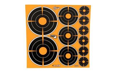 Allen Company EZ AIM Adhesive, Bullseye, Variety Pack, (72)1", (36)2", (24)3"