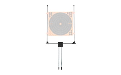 Allen Company Hub Stake Adjustable Target Stand, Fits 24"x24" Targets, 19.5" Tall, Black