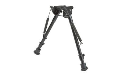 Allen Company Bozeman Bipod, Swivel Mount, Attaches to Sling Swivel, Adjustable Height, Black