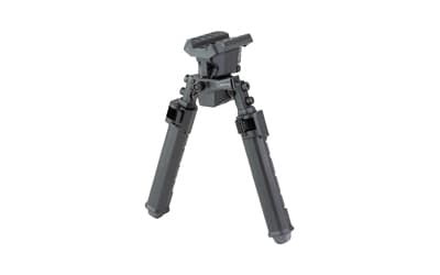 Allen Company Helix Polymer Bipod, Bipod, Fits Tilt Stud Mount, Matte Finish, Black and Gray, Silicone Hand Placement Area