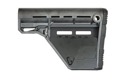 Amend2 Amend2 Modular Stock, For AR-15 MilSpec Buffer Tube, M-LOK Compatible, Lower Storage, Carbon Gray