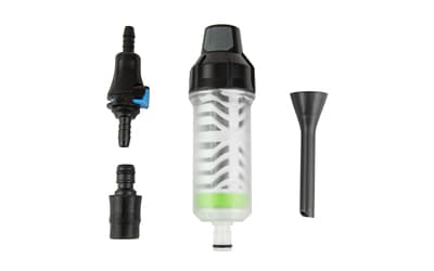 Aquamira Frontier Max, Filtration System, Includes Backcountry Green Filter, Black and Gray