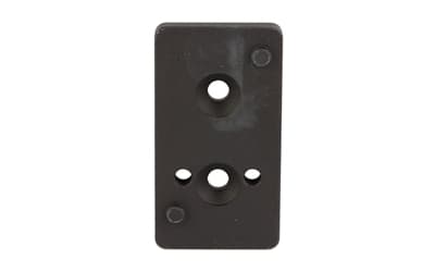 Arisaka Defense Optic Plate, Anodized Finish, Black, Fits Arisaka Offset Optic Mount, For Leupold DeltaPoint Pro, JPoint, Shield RMS, RMSc