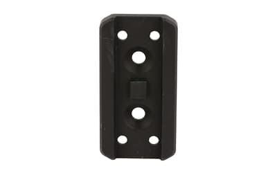 Arisaka Defense Optic Plate, Anodized Finish, Black, Fits Arisaka Offset Optic Mount, For Aimpoint Micro T1/T2/H1/H2, SIG Romeo 4, 5 (not 5X)