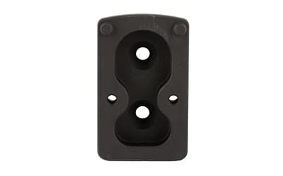 Arisaka Defense Optic Plate, Tall Height, Anodized Finish, Black, Fits Arisaka Offset Optic Mount, For Trijicon RMR, SRO, Holosun 407C, 507C, 508T
