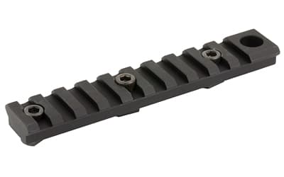 Arisaka Defense Rail Slider, Picatinny Rail M-Lok, 3 Slot, Fits M-LOK, Integrated QD Mount, Anodized Finish, Black