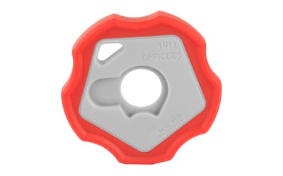 Real Avid Tool, 1911 Smart Wrench, Rubber/Plastic Construction, Fits 1911 Barrel Bushing, Red & Grey Finish