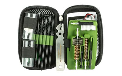 Real Avid Real Avid, Gun Boss, AK47 Cleaning Kit, Threaded Rods, T-Handle, Brushes, Mop, Drift Pin Punch With Gas Port Scraper Tip, Bore Illuminator