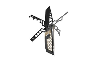 Real Avid Edge, Gun Tool, Multi-Tool Compatible with AR15, Matte Finish, Silver and Black