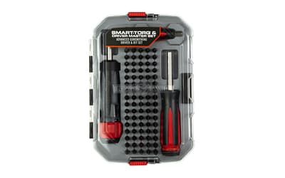 Real Avid Smart Torq & Driver, 83 Piece Screwdriver Set, Black Handle