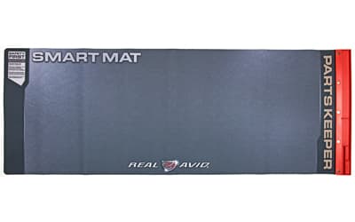 Real Avid Mat, Smart Long Gun Cleaning Mat, Parts Keeper Tray, Magnetic Compartment, Oil/Solvent Resistant Coating, 43" x 16"