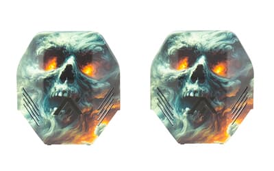 AXIL MX Plate, Fits MX Pro/Electronic/Passive Earmuffs, Apocalypse Themed Multi Color
