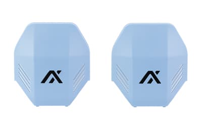 AXIL MX Plate, Fits MX Pro/Electronic/Passive Earmuffs, Blue