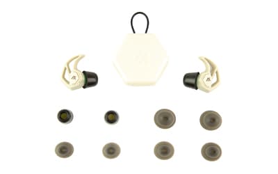 AXIL X30i, Earplugs, Bone White, Includes (3) Silicon Tips, (2) Foam Tips and Pocket Carry Case