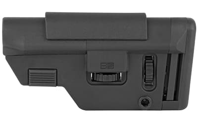 B5 Systems Collapsible Precision Stock, Stock, Black, Long Length Cheek Riser