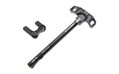Battle Arms Development Rack Charging Handle, BAD ASS PRO Safety, Matte Finish, Black, Ambidextrous, Fits AR-15
