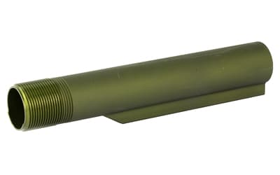 Battle Arms Development Mil-Spec Buffer Tube, 6 Position, Anodized Finish, Olive Drab Green, Fits AR-15, Aluminum Construction