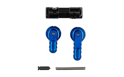 Battle Arms Development BAD-ASS-LITE, Ambidextrous Safety Selector, 90/60, Lightweight, Reversible, Anodized Finish, Blue, Fits AR-15