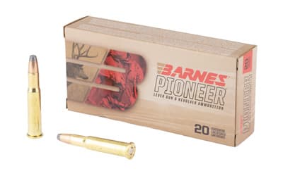 Barnes Pioneer, 30-30 Winchester, 190 Grain, Barnes Original Copper Soft Point Bullet, 20 Round Box
