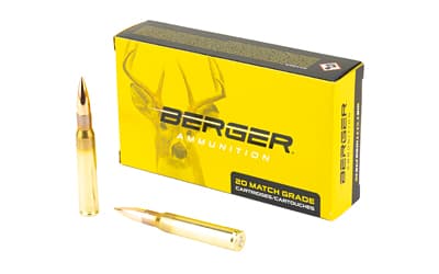 Berger Bullets Classic Hunter, .30-06 Springfield, 168 Grain, Boat Tail, 20 Round Box