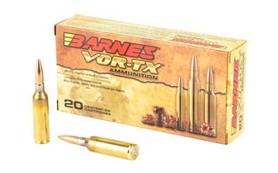 Barnes VOR-TX, 6.5 PRC, 130 Grain, TSX Boat Tail, 20 Round Box