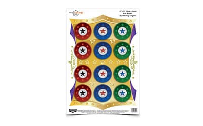 Birchwood Casey Pregame Target, Star Burst, 12x18, 8 Targets