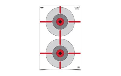 Birchwood Casey Eze-Scorer Target, Double Bull's-Eye, 23X35, 100 Targets