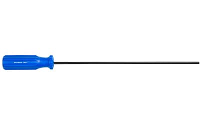 Birchwood Casey Coated Synthetic Steel 12" Handgun Cleaning Rod, Fits 22 to 45 Calibers (5.56-11.43), Free Floating Handle