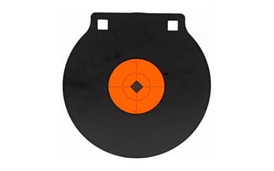 Birchwood Casey Gong Two Hole 8" Target, 3/8", AR500, Includes 3" Target Spot, Steel