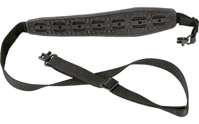 Bulldog Cases Armor Molded Rifle Sling, with Deluxe Locking Swivels, Poly Oxford Nylon, Black