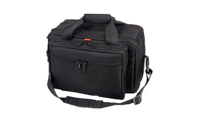 Bulldog Cases Deluxe Range Bag, Extra-Large, with Pistol Rug, Black