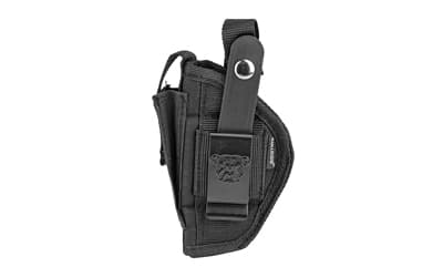 Bulldog Cases Fusion Belt Holster, Fits Kel Tec P11, P32, Taurus PT22, Walther PPK/PPK/S, Ambidextrous, Black
