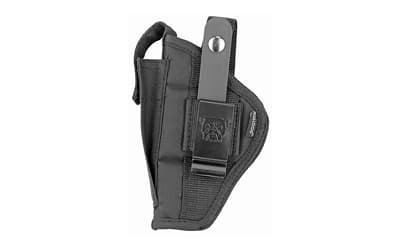 Bulldog Cases Fusion Belt Holster, Fits Medium/Large Frame Auto, Ambidextrous, Black