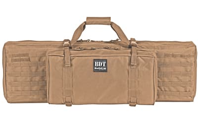Bulldog Cases Standard Tactical Rifle Case, Fits Single Rifle, 38" Soft Case, Shoulder Strap, Large Front Pocket, Tan