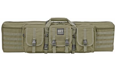 Bulldog Cases Deluxe Tactical Rifle Case, Fits Single Rifle, Three Front Acc. Pockets, Large Main Front Pocket, Back Pack Straps, 36" Soft Case