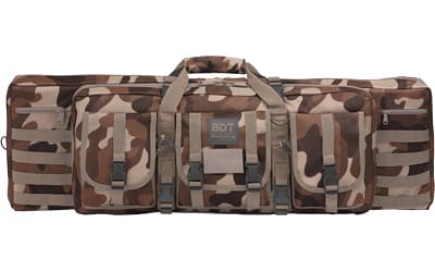 Bulldog Cases BDT Double Rifle Case, 36", Nylon, Throwback Camo