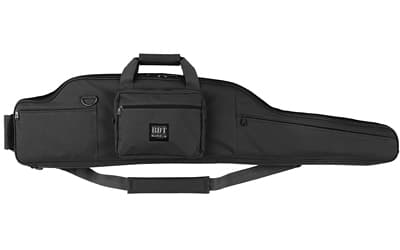 Bulldog Cases Long Range Rifle Case, Fits Single Rifle Up To 52.5", Quilted Lining W/Adjustable Tie Downs, Two Zippered Wide Pockets, 54" Soft Case