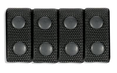 BLACKHAWK Belt Keeper, 2", Black, Duty Gear