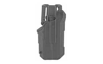 BLACKHAWK T-Series L2D, Duty Holster, Right Hand, Black Finish, Fits Sig P320/P250 With TLR1/TLR2, Includes Jacket Slot Belt Loop