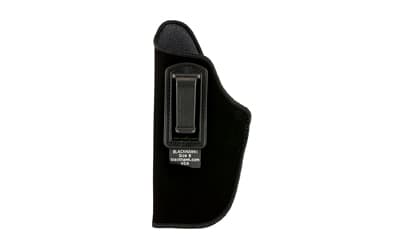 BLACKHAWK Inside the Pant Holster, Size 6, Fits Large Automatic Pistol With 3.75-4.5" Barrel, Left Hand, Black