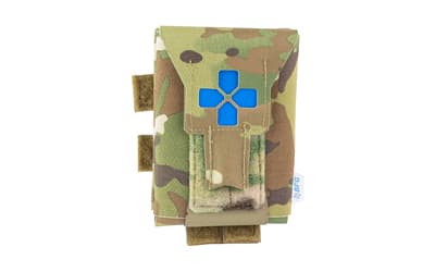 Blue Force Gear Nano ES V2, Micro Trauma Kit NOW!, Medical Pouch, Empty, Multicam, Helium Whisper Attachment