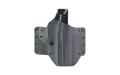 BlackPoint Tactical Leather Wing OWB Holster, Fits Sig P211-GTO, Right Hand, Black Kydex & Leather, with 1.75" Belt Loops