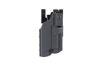 BlackPoint Tactical Slick Duty Light Holster with Ejection Port Lock, Outside Waistband Duty Holster, Fits GLOCK 19/45 with Light, Right Hand