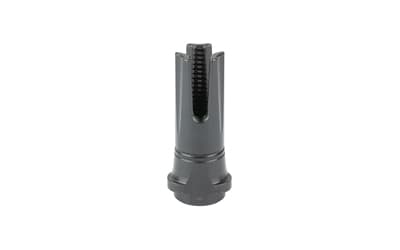 Breek Arms Scorch 3-Prong Breek-LOK 3QD, Breek-LOK 3QD Compatible Muzzle Devices, Flash Hider, 9MM, Matte Finish, Black, 5/8X24 Thread Pitch