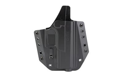 Bravo Concealment BCA, OWB Concealment Holster, 1.5" Belt Loops, Fits CZ P-10C, Right Hand, Black, Polymer